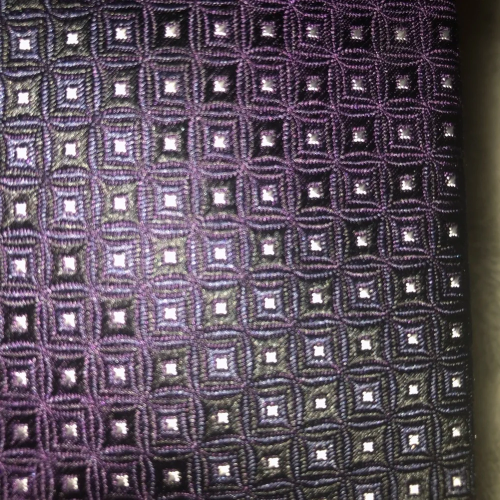Armani dark purple Micro-Pattern Men's Tie
